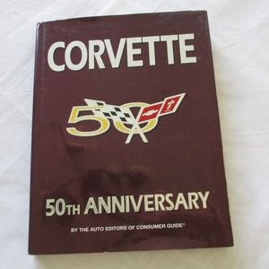 CORVETTE 50th Anniversary  Large Hard Cover Coffee Table Book
